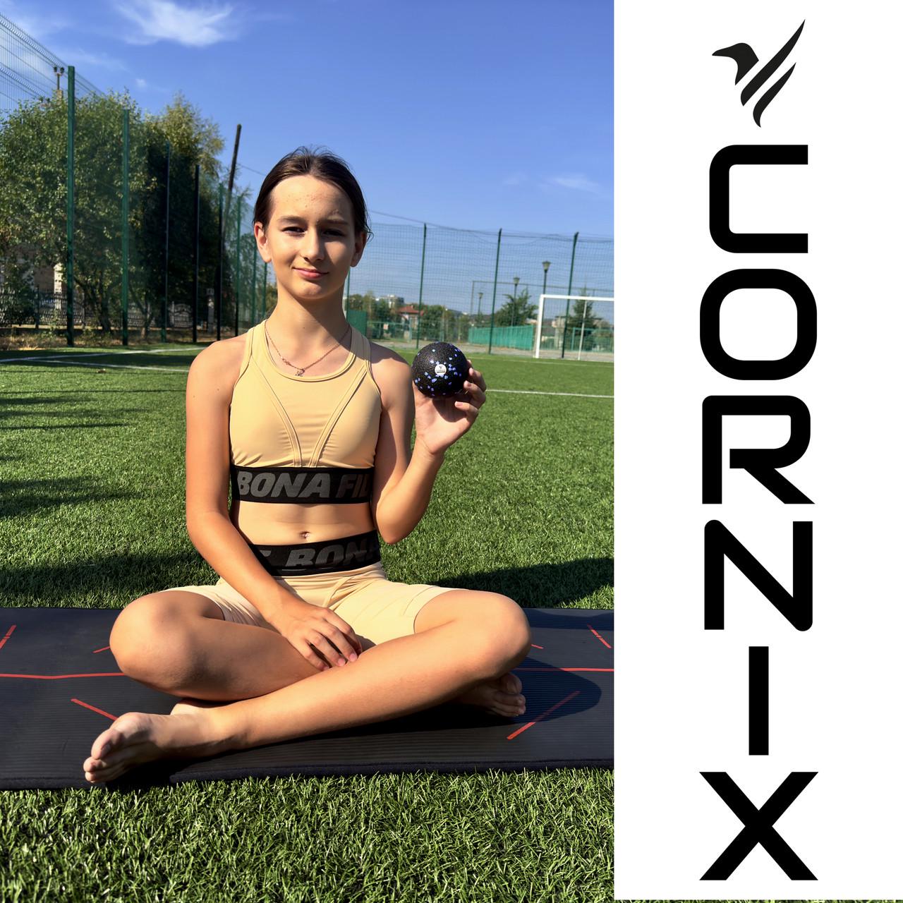 Масажний набір Cornix Ball 8 см/Duoball 8х16 см/Foam Roller 30х15 см XR-0078 (2554859522) - фото 6