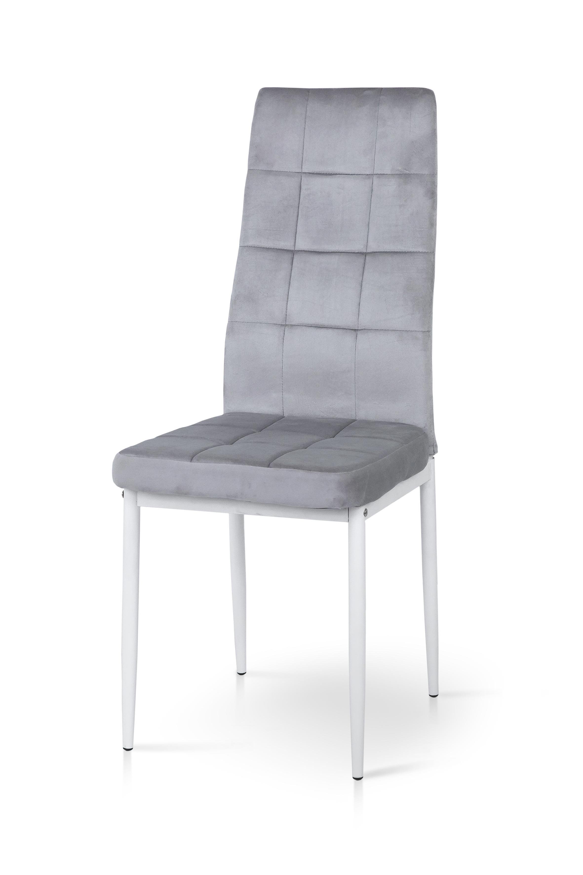 Стілець для кухні та вітальні ГРЕЙС Айс 410х980х510 мм Білий/Світло-сірий (GAА0057286) - фото 2 Стілець для кухні та вітальні ГРЕЙС Айс 410х980х510 мм Білий/Світло-сірий (GAА0057286) - фото 2