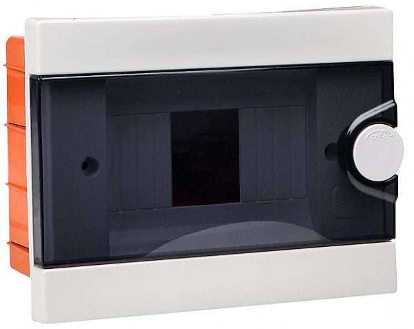 Щит распределительный АСКО-Укрем Ubox 6 модулей пластик 140х185х92 мм Прозрачный (A0270010010)