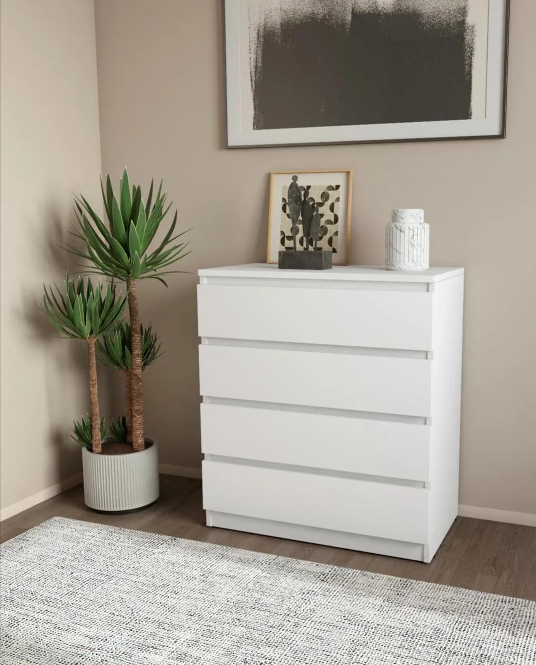 Комод Light 4 ящика Білий