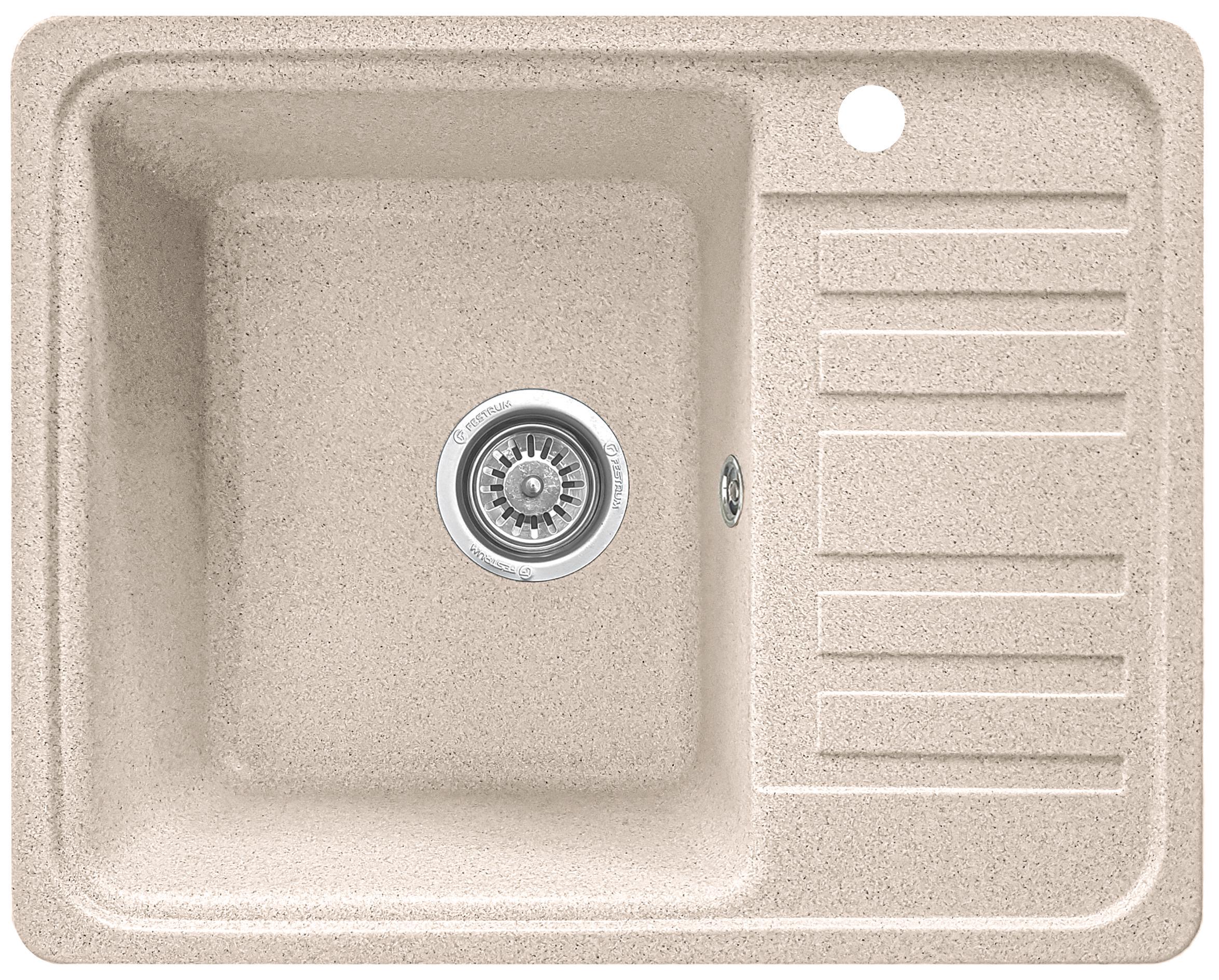 Мойка кухонная EcoLine EL9R 570х460 мм Бежевый - фото 1 Мойка кухонная EcoLine EL9R 570х460 мм Бежевый - фото 1