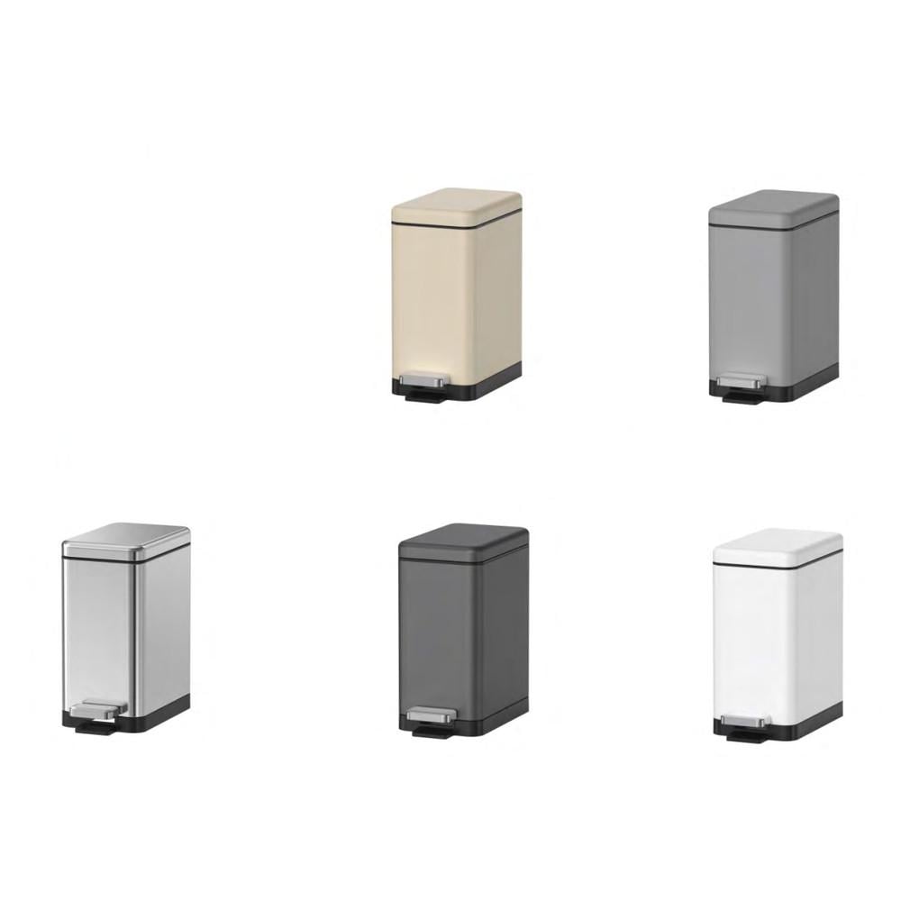 Мусорное ведро с плавным закрытием Koer TC-010210-07 прямоугольное 10 л Серый (KR5599) - фото 8 Мусорное ведро с плавным закрытием Koer TC-010210-07 прямоугольное 10 л Серый (KR5599) - фото 8