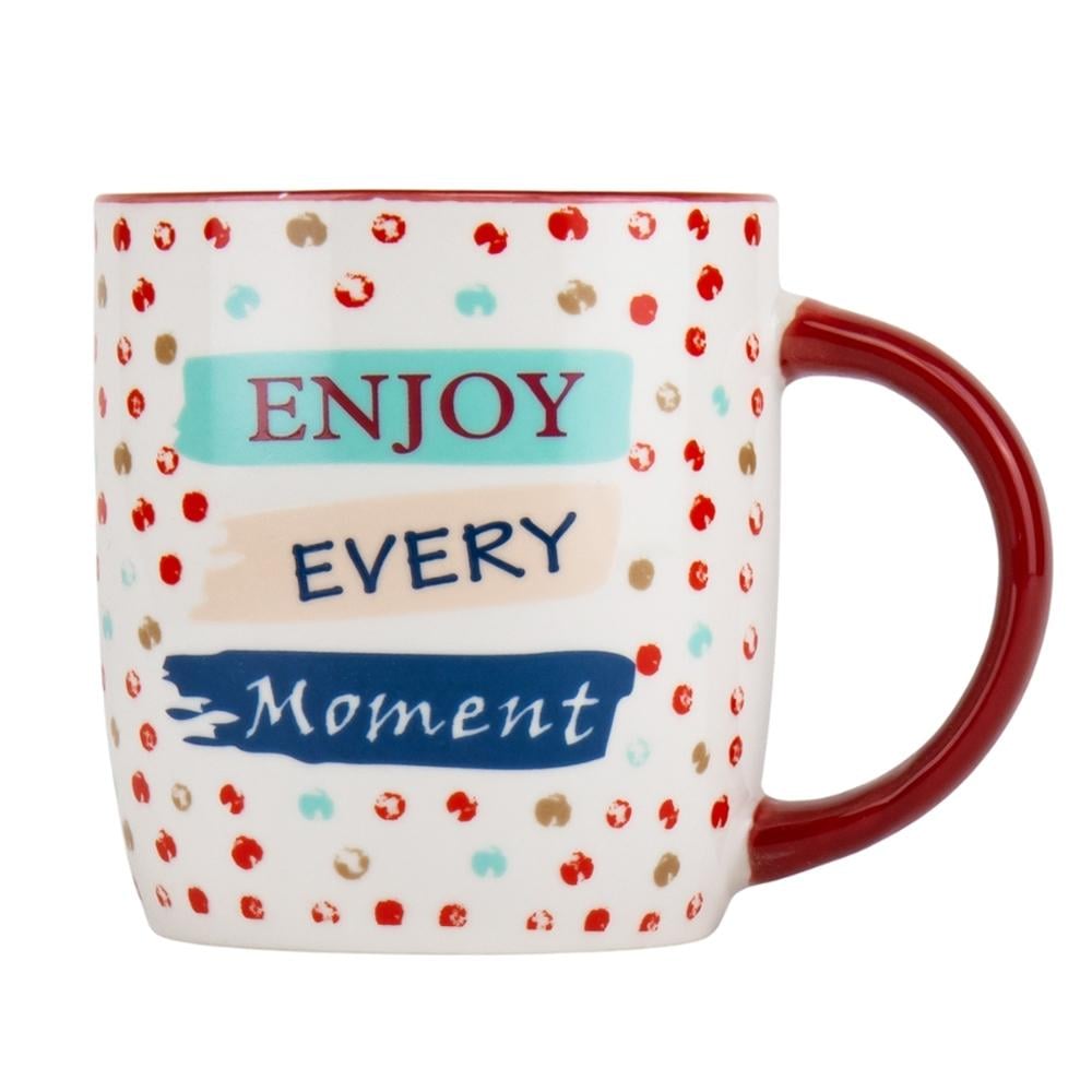 Набор кружек керамических Elisey "Enjoy every moment" 350 мл 4 шт. Белый 7 (9071-002) Набор кружек керамических Elisey "Enjoy every moment" 350 мл 4 шт. Белый 7 (9071-002)