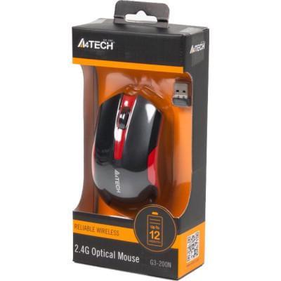 Комп'ютерна мишка A4Tech G3-200N Black/Red (36261179) - фото 4 Комп'ютерна мишка A4Tech G3-200N Black/Red (36261179) - фото 4