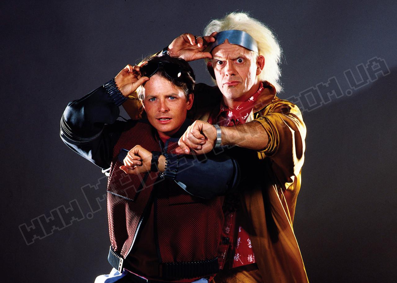 Картина постер Назад у майбутнє Час 60х40 см