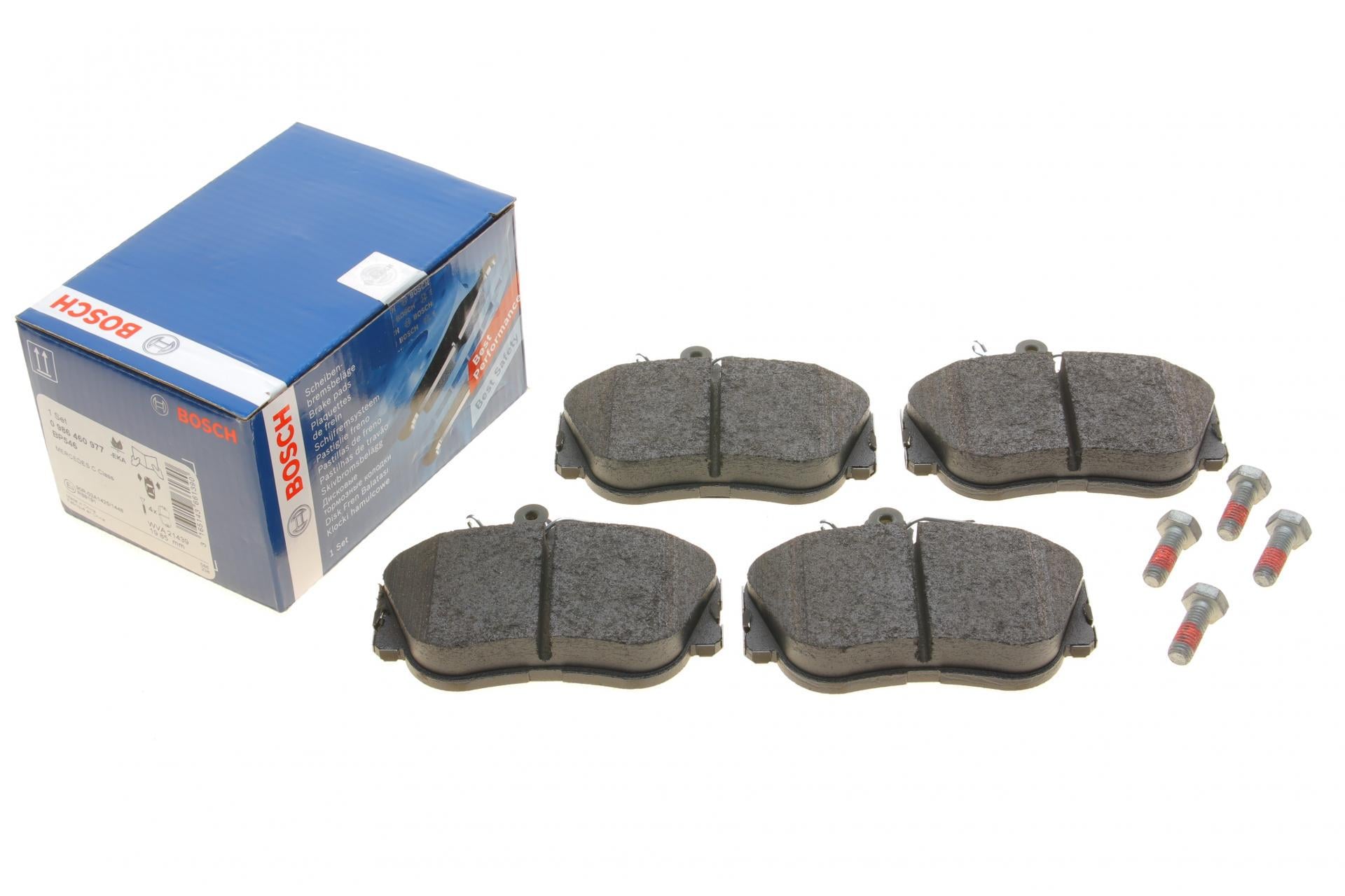 Колодки гальмівні передні MB C-class W202 93-00 (0 986 460 977 BOSCH)