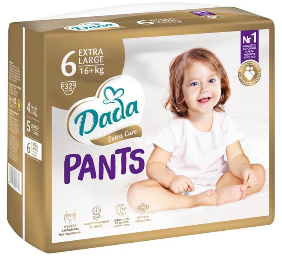 Подгузники-трусики детские Dada Extra Care Pants №6 EXTRA LARGE 16+ кг 32 шт. (НФ-00005065)