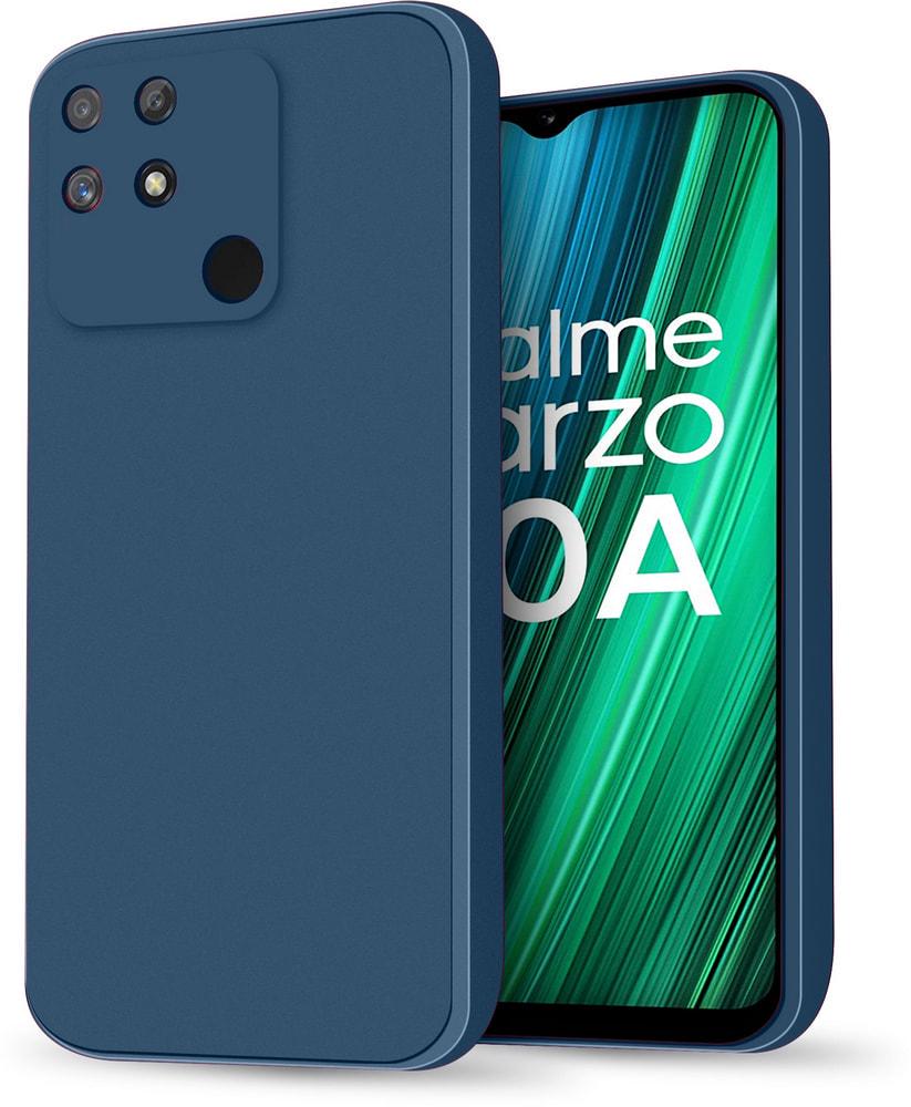 Силиконовый чехол HardCorner для Realme Narzo 50A Blue (30673-28)