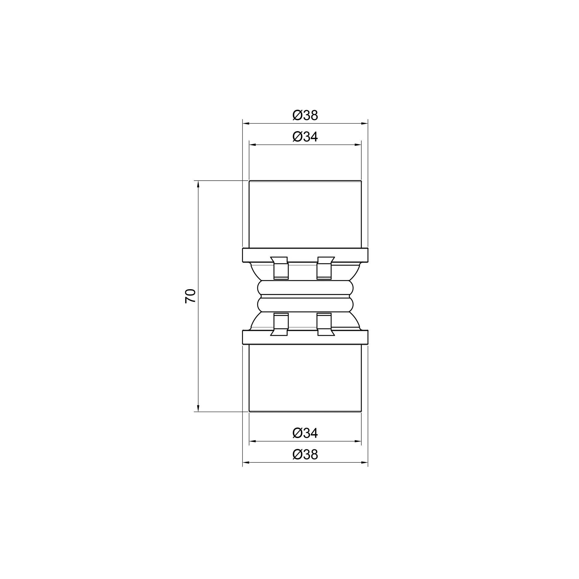 Муфта-прес ICMA №400 32 мм (FRRS00006314) - фото 2