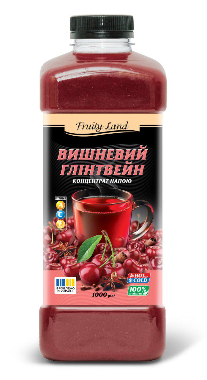 Концентрат напитка Fruity Land Вишневый глинтвейн 1 кг
