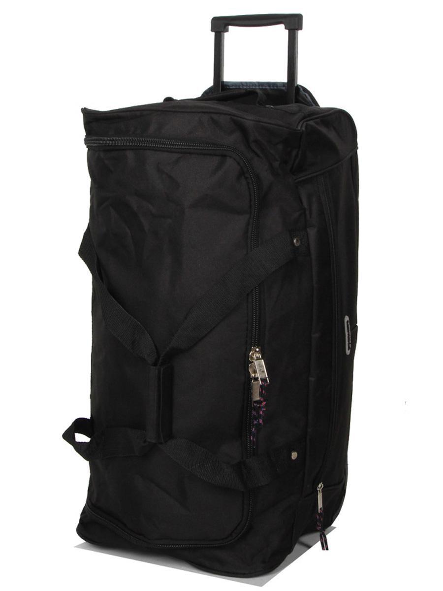 Сумка дорожная Madisson 21062 на колесах средняя 62 см Черный (Ms00033)
