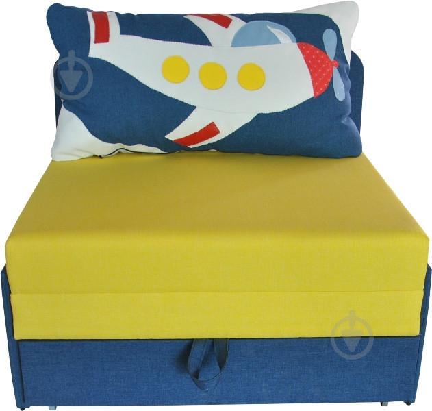 Диванчик малютка детский Ribeka Самолётик Голубой (24M11)