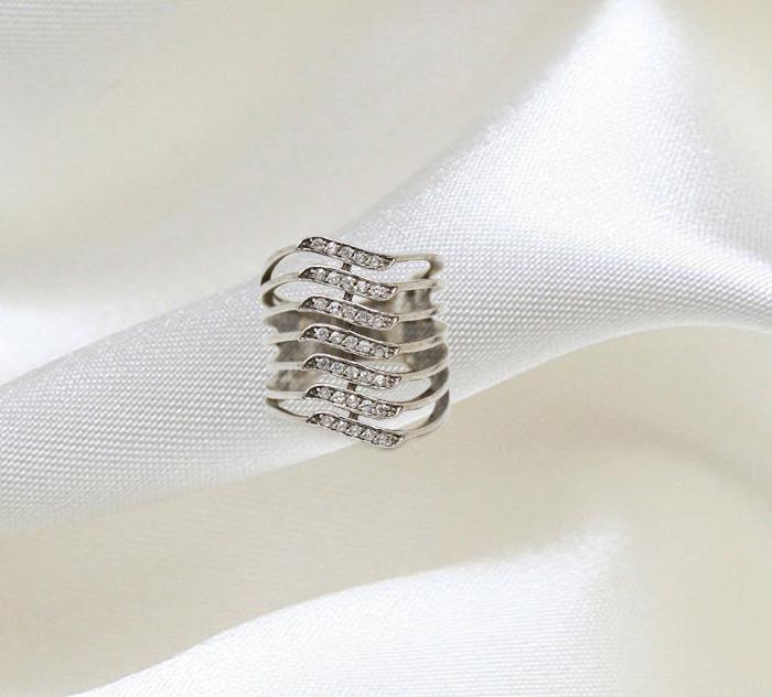 Кольцо серебряное Пандора с кубическим цирконием р. 17 6,65 г (1004825354)