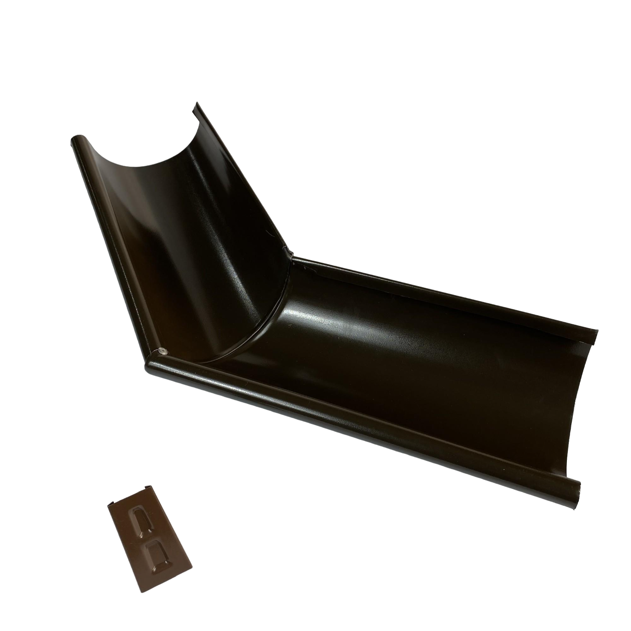 Угол желоба наружный 135° Stream RAL 8017 125 мм Шоколадно-коричневый (000188)