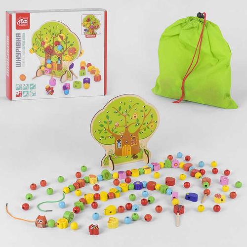 Деревянная игра  Fun Game 102 элемента (46395)
