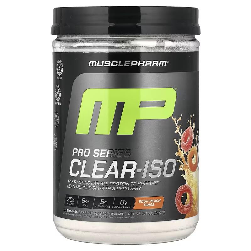 Протеин Muscle Pharm Pro Series Clear-ISO Sour Peach Rinгs 520 г Протеин Muscle Pharm Pro Series Clear-ISO Sour Peach Rinгs 520 г