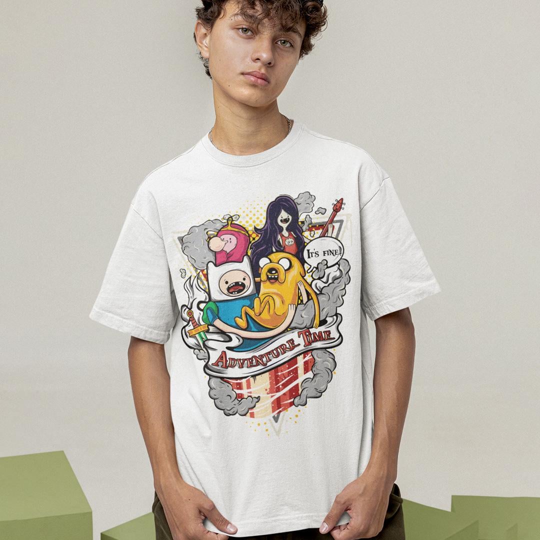 Футболка унисекс Adventure Time Its Fine XL Белый (00000005437) Футболка унисекс Adventure Time Its Fine XL Белый (00000005437)