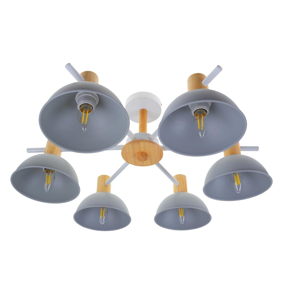 Стельова люстра Brille BL-740S/6 E27 GY