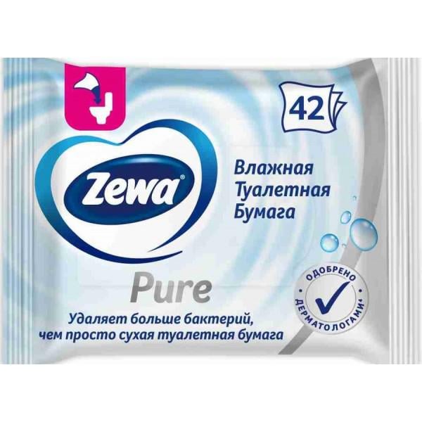Туалетний папір вологий Zewa Pure Moist 42 шт. (796582)