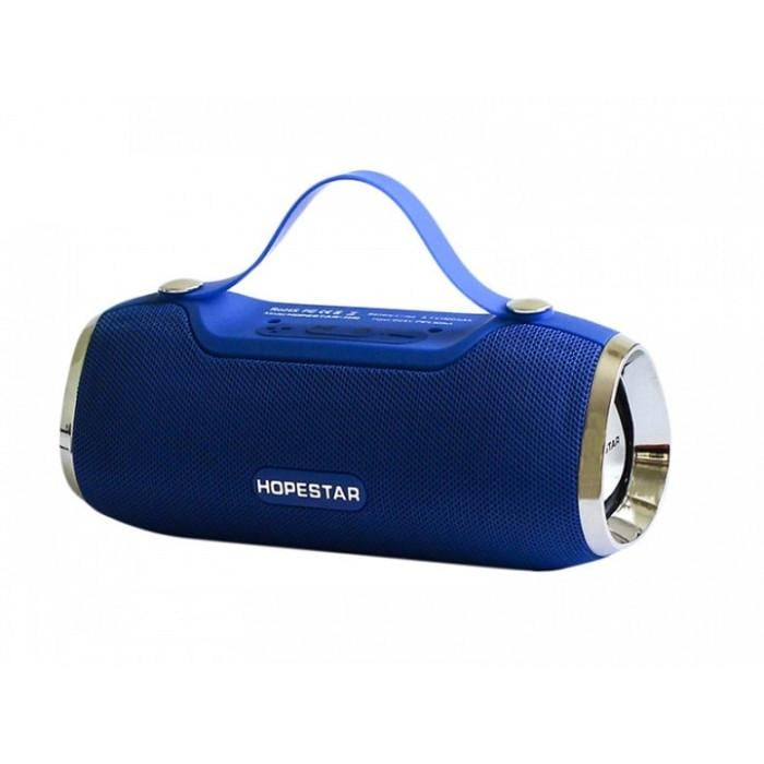 Портативна Bluetooth колонка HOPESTAR H40 Синій (3220429) - фото 1