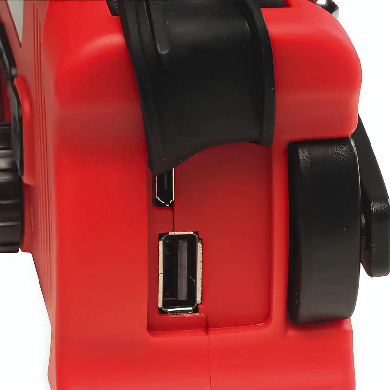 Ліхтар Haoyi HY-088WB ручний із динамо машиною сонячною батареєю та радіо Червоний - фото 7 Ліхтар Haoyi HY-088WB ручний із динамо машиною сонячною батареєю та радіо Червоний - фото 7