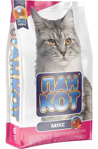 Корм для кошек сухой Пан Кот Микс 10 кг (23877247)