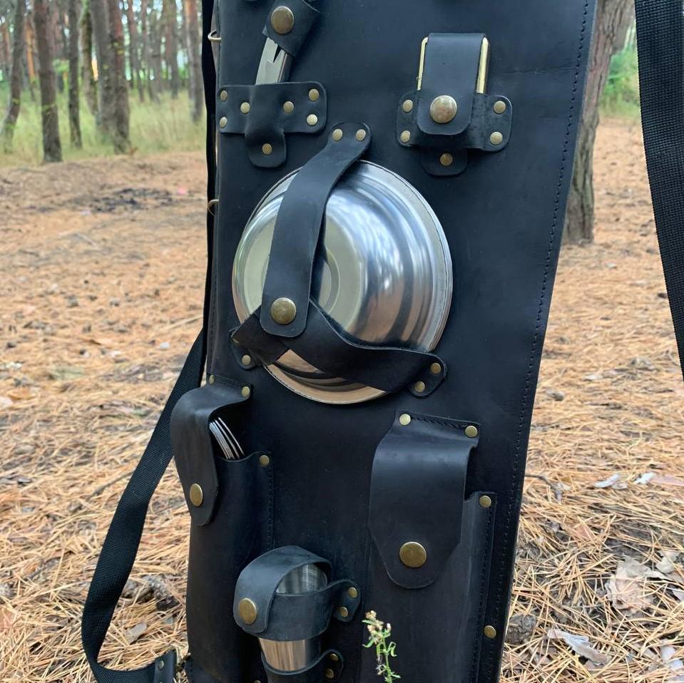 Набір шампурів Грінго Gorillas BBQ в шкіряному чохлі - фото 6 Набір шампурів Грінго Gorillas BBQ в шкіряному чохлі - фото 6