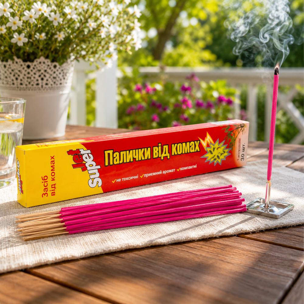 Палочки комаров на улице Jet Super 30 шт. 32,5 см (51-10614)