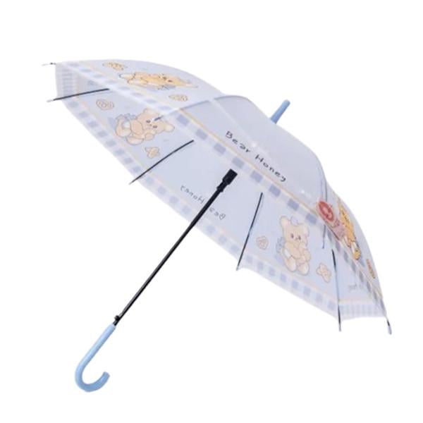 Парасолька дитяча тростина напівавтомат 94 см Блакитний (HP-23-11BL)