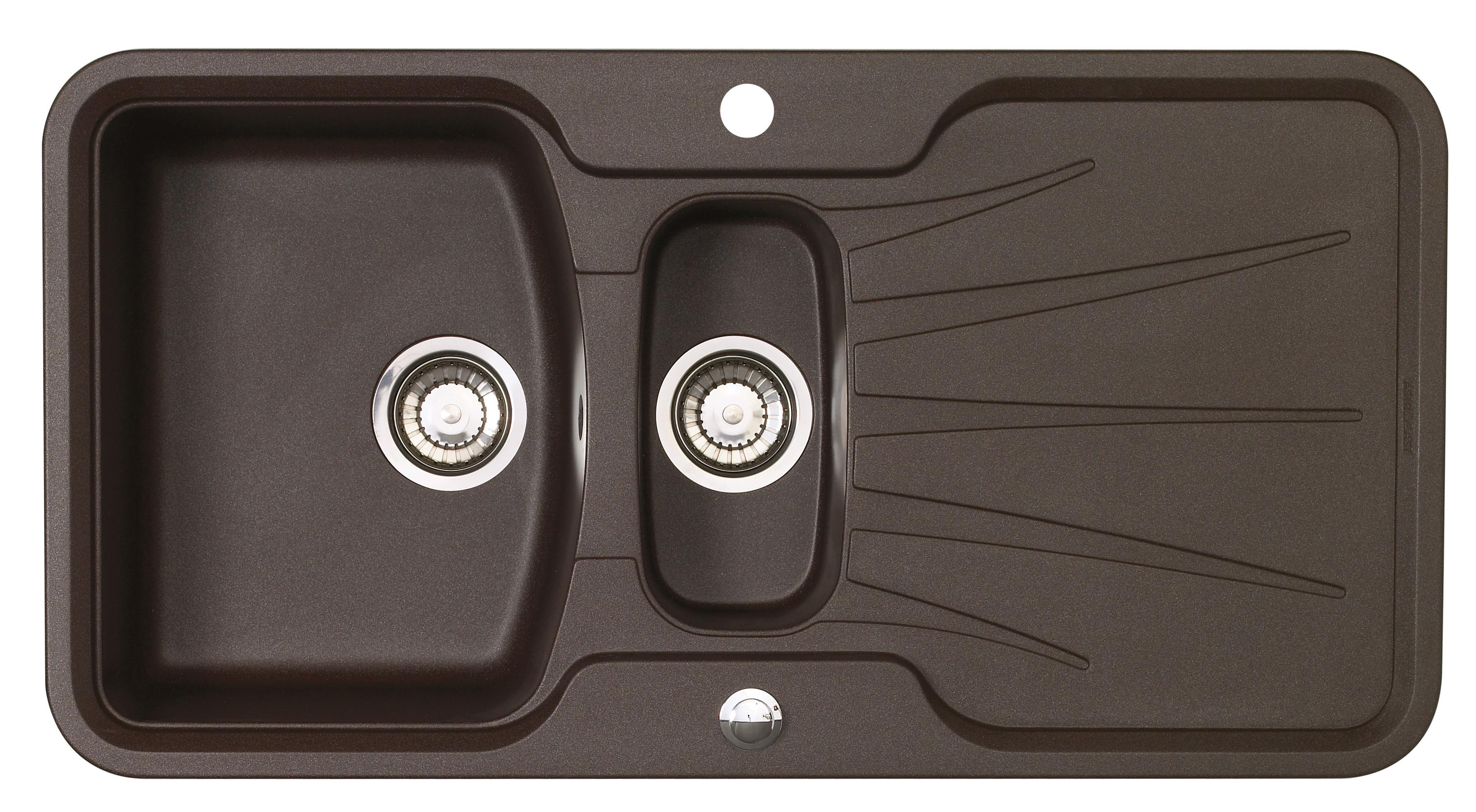 Кухонная мойка LONGRAN KORONA 1.5B Коричневый (Chocolate Metallic)