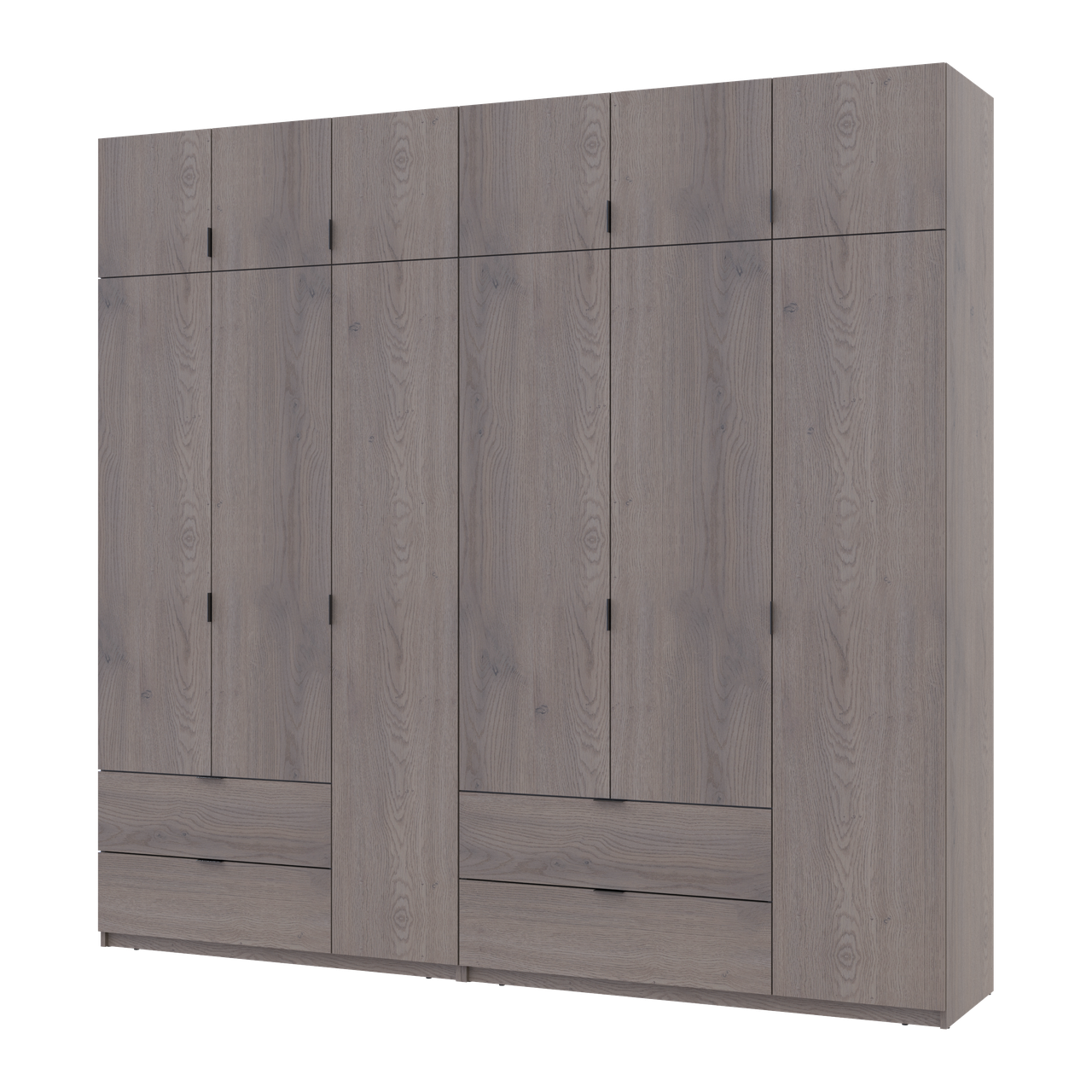 Шкаф для одежды Doros Лукас 3+3 ДСП 255х50х240 см Канноло (42005242)