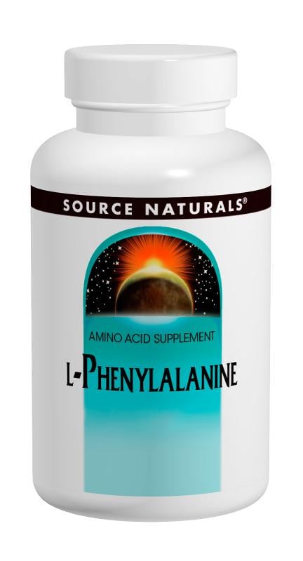 L-Фенілаланін Source Naturals 500 мг 100 таблеток (SN0161)