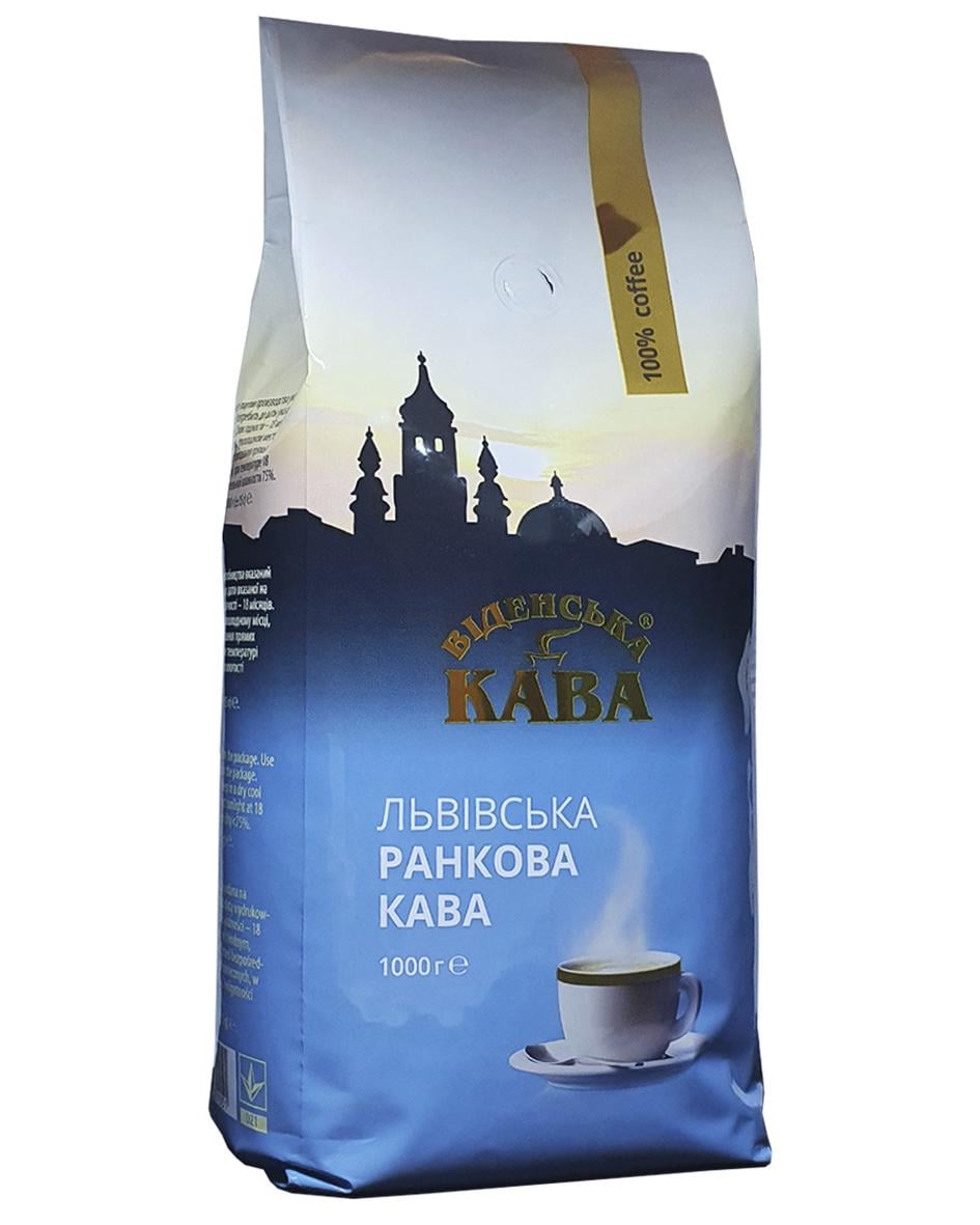 Кофе в зернах Віденська кава Утренний 1 кг (52578)