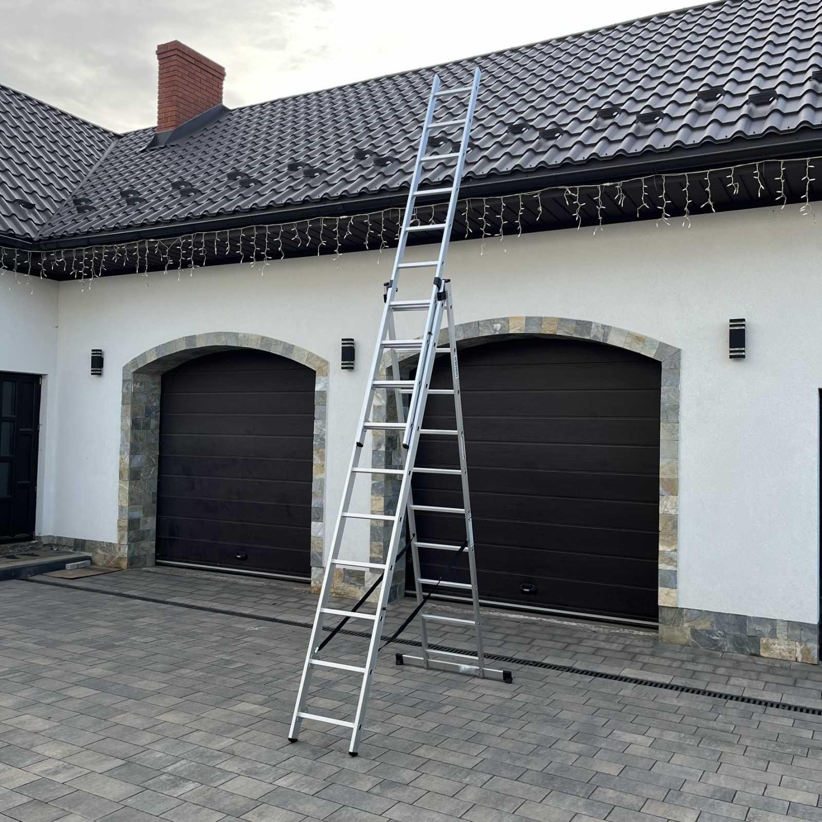 Драбина алюмінієва Higher універсальна розкладна 3х10 (10174481) - фото 14 Драбина алюмінієва Higher універсальна розкладна 3х10 (10174481) - фото 14