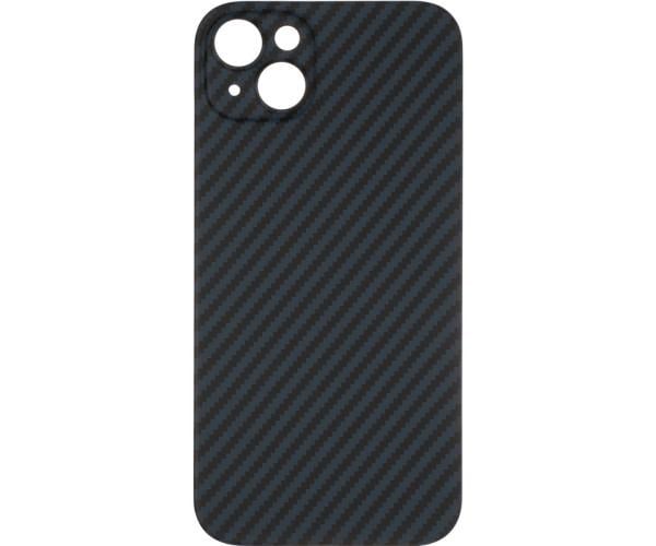 Чохол накладка Carbon Case (MagSafe) для Apple iPhone 14 Plus Чорний з синім