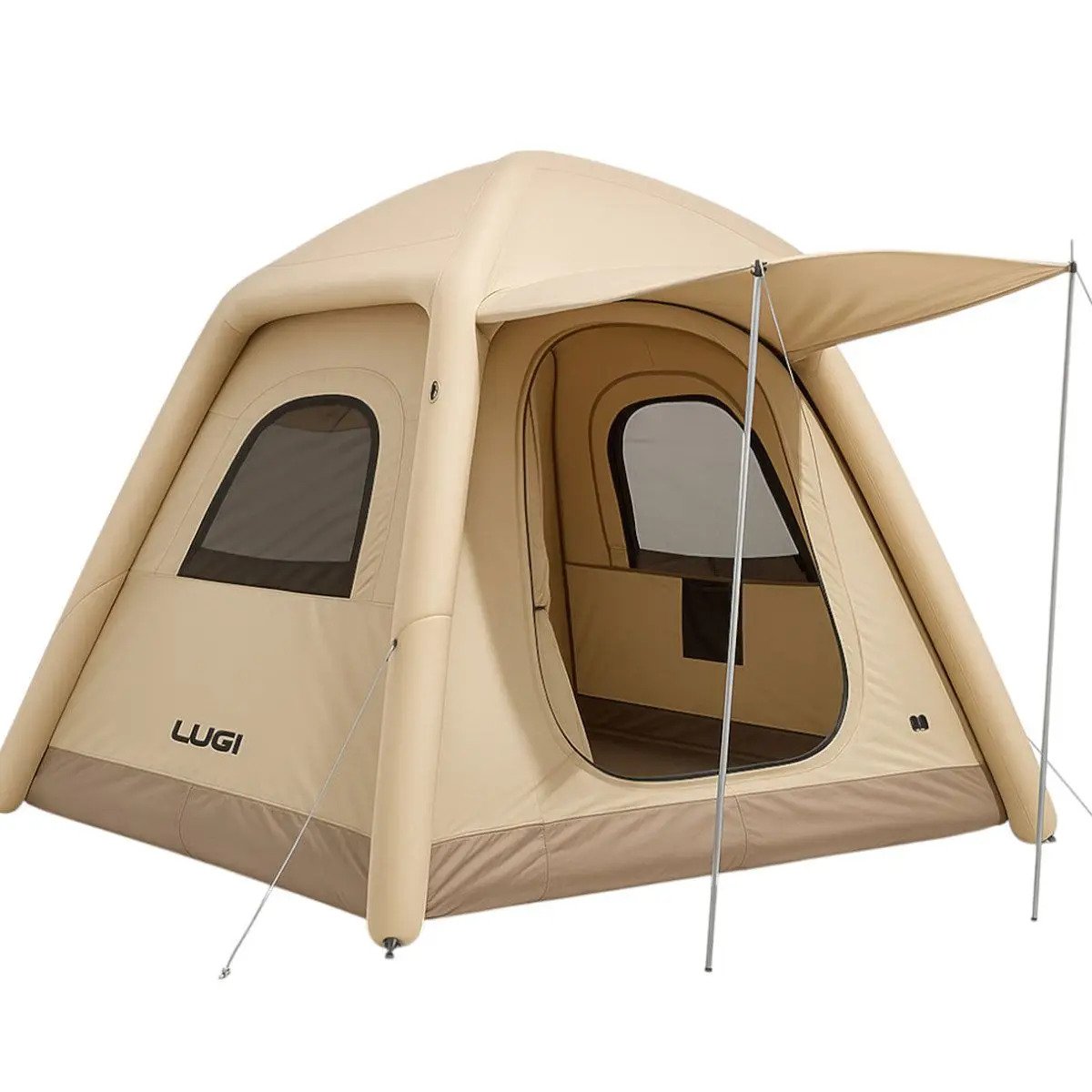 Палатка для кемпинга надувная 3 местная 230х230х150 см (cdcfc0c1)