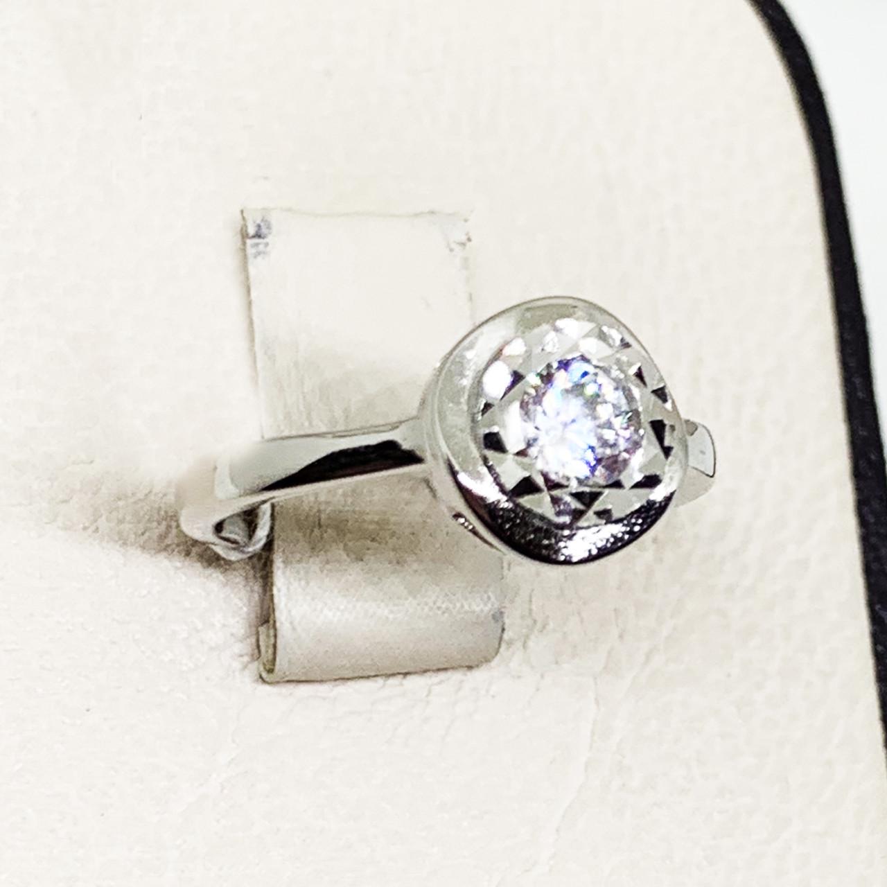 Кольцо серебряное с кубическим цирконием 2,7 г р. 18 (1669187574)