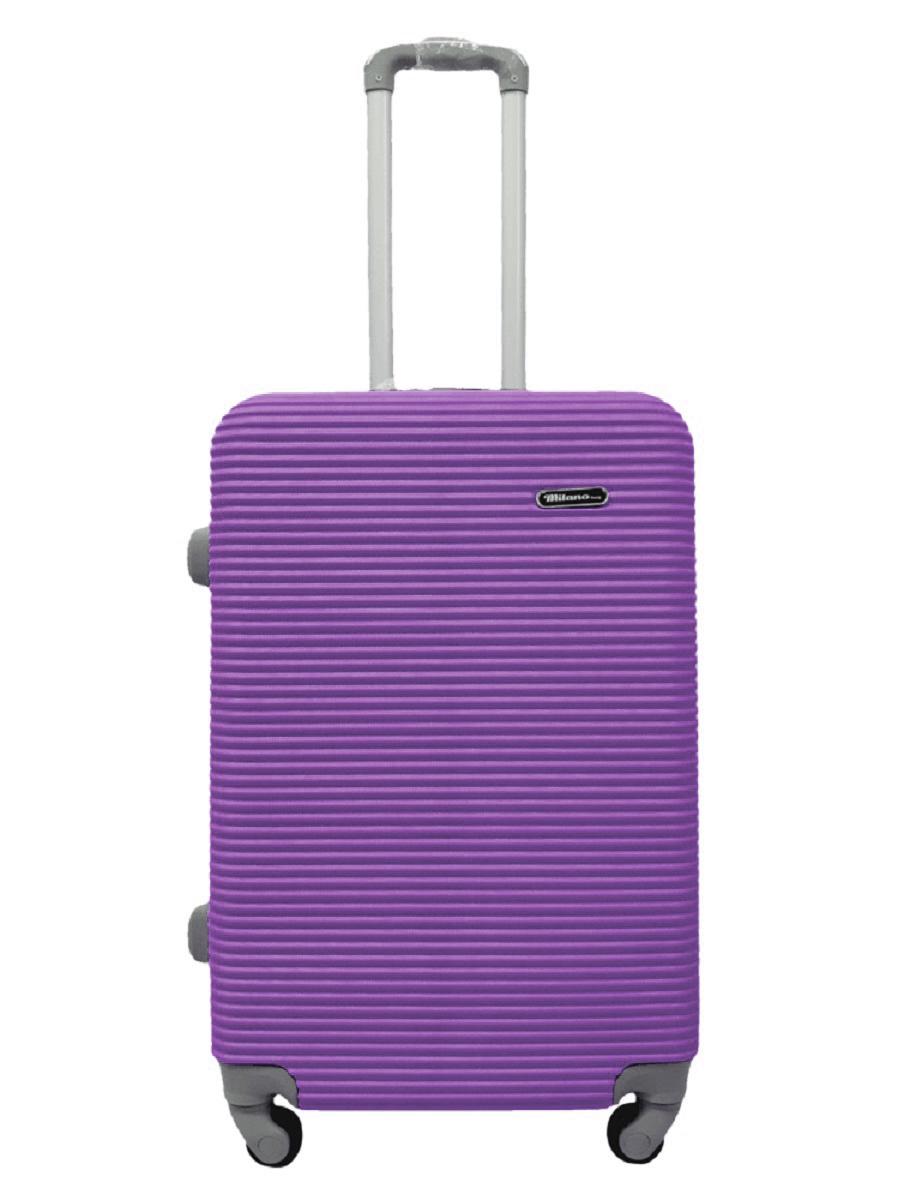 Чемодан пластиковый MILANO BAG 004 средний с расширением Фиолетовый (Mp00068)