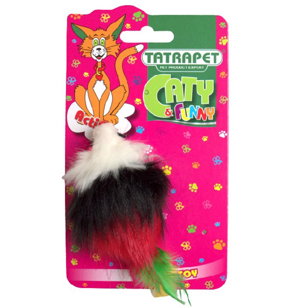 Іграшка для котів Tatrapet Caty fanny плюшева мишка 6 см (585.21)