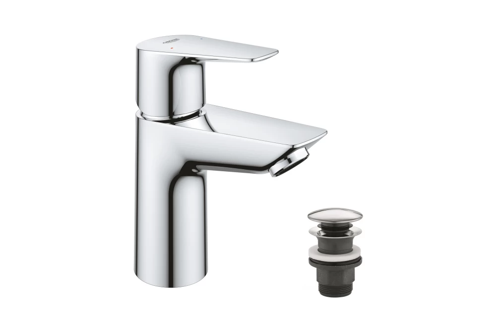 Змішувач для раковини Grohe QuickFix Start Edge S-Size 24199001 з донним клапаном (374033)