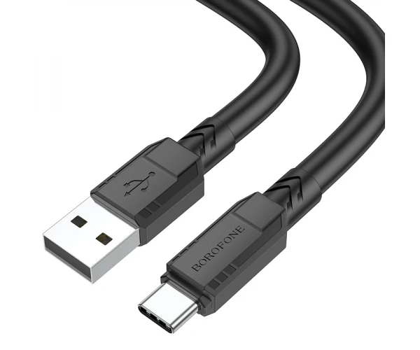 Кабель USB Borofone BX81 Type-C 3А 1 м Black - фото 1