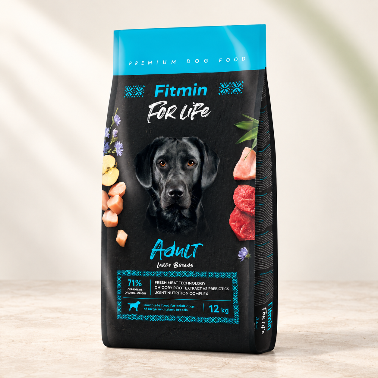 Корм сухой Fitmin For Life Large Breed для взрослых собак больших пород 12 кг (3230112715)
