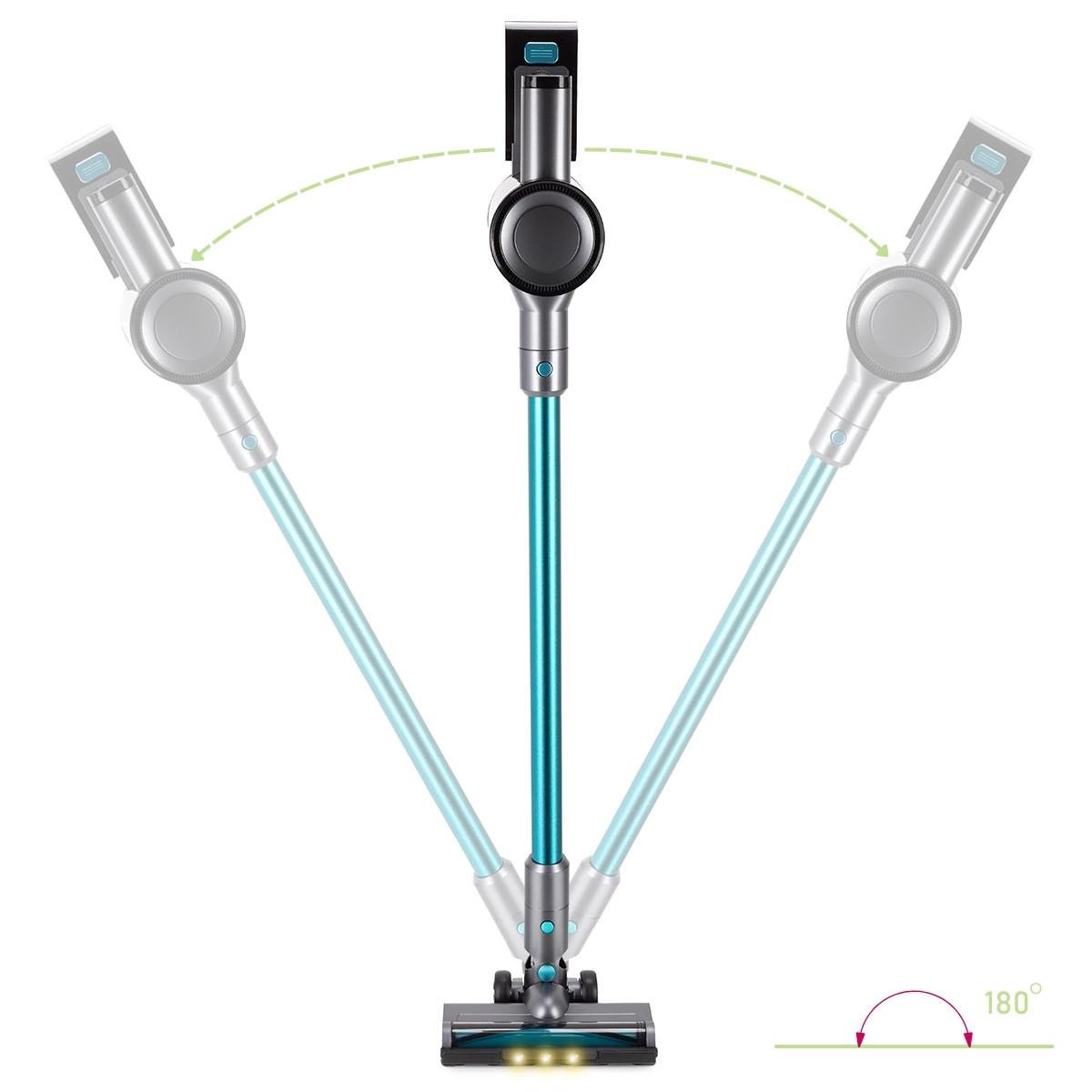 Пылесос беспроводной Kamille KM6902 вертикальный 2в1 120 Вт Серебристо-серый (106-84-6902) - фото 7 Пылесос беспроводной Kamille KM6902 вертикальный 2в1 120 Вт Серебристо-серый (106-84-6902) - фото 7