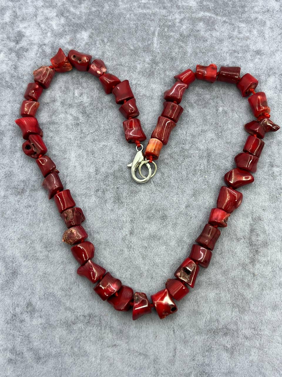 Бусы Коралл 46 см Красный (10092)