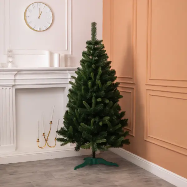 Искусственная елка Рождественская 1,5м с пластиковой подставкой Зеленый (YA678619)
