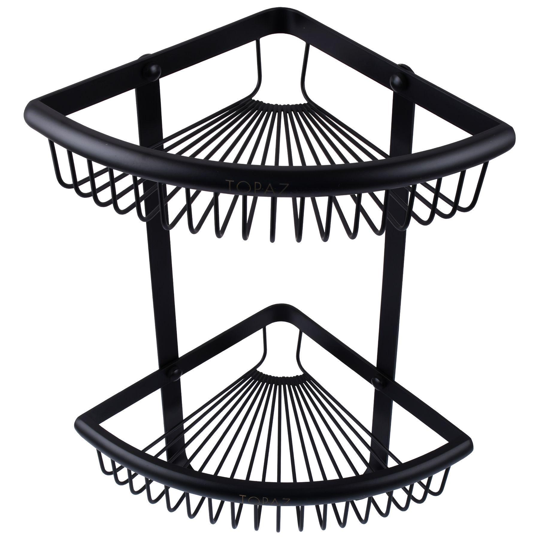 Полочка угловая двойная TOPAZ TKB-4115-2-BL (40007) - фото 2 Полочка угловая двойная TOPAZ TKB-4115-2-BL (40007) - фото 2