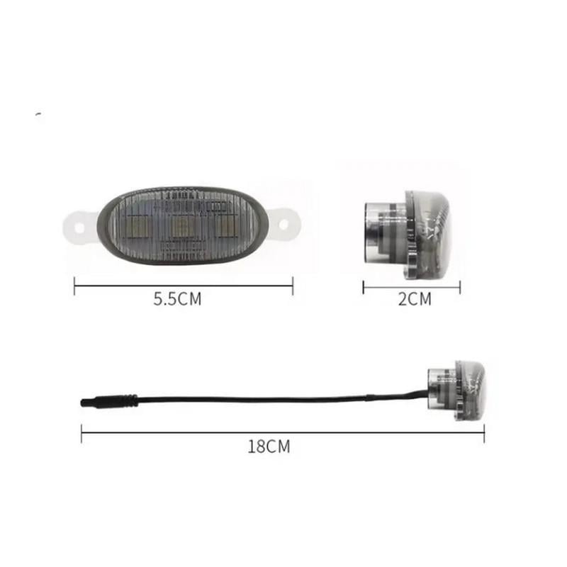 Габарити в решітку радіатора 3LED RGB Bluetooth 12V 4 шт. (4631-Leader) - фото 4