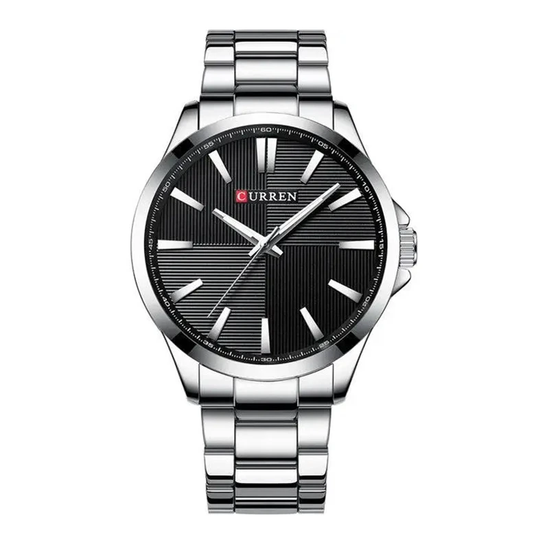 Наручний годинник Curren 8407 Silver Black (57204)