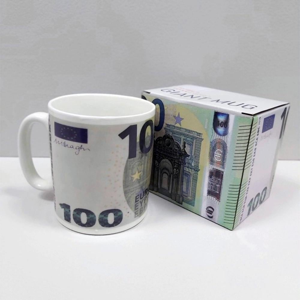 Большая керамическая кружка "Евро", 1 литр - фото 11