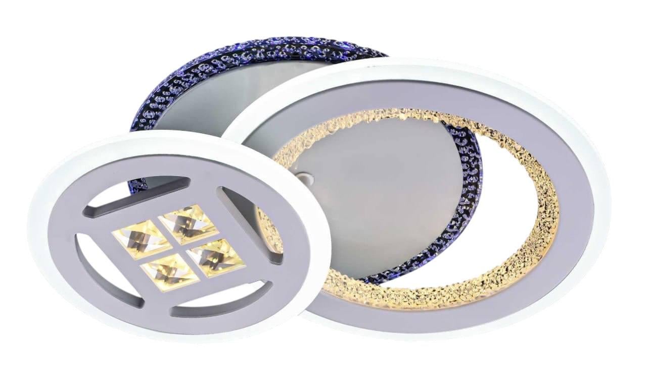 Люстра светодиодная Valeso V 3253-1+1C WH без пульта